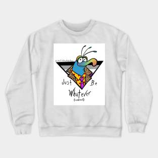 Asexual pride whatever puppet weirdo Crewneck Sweatshirt